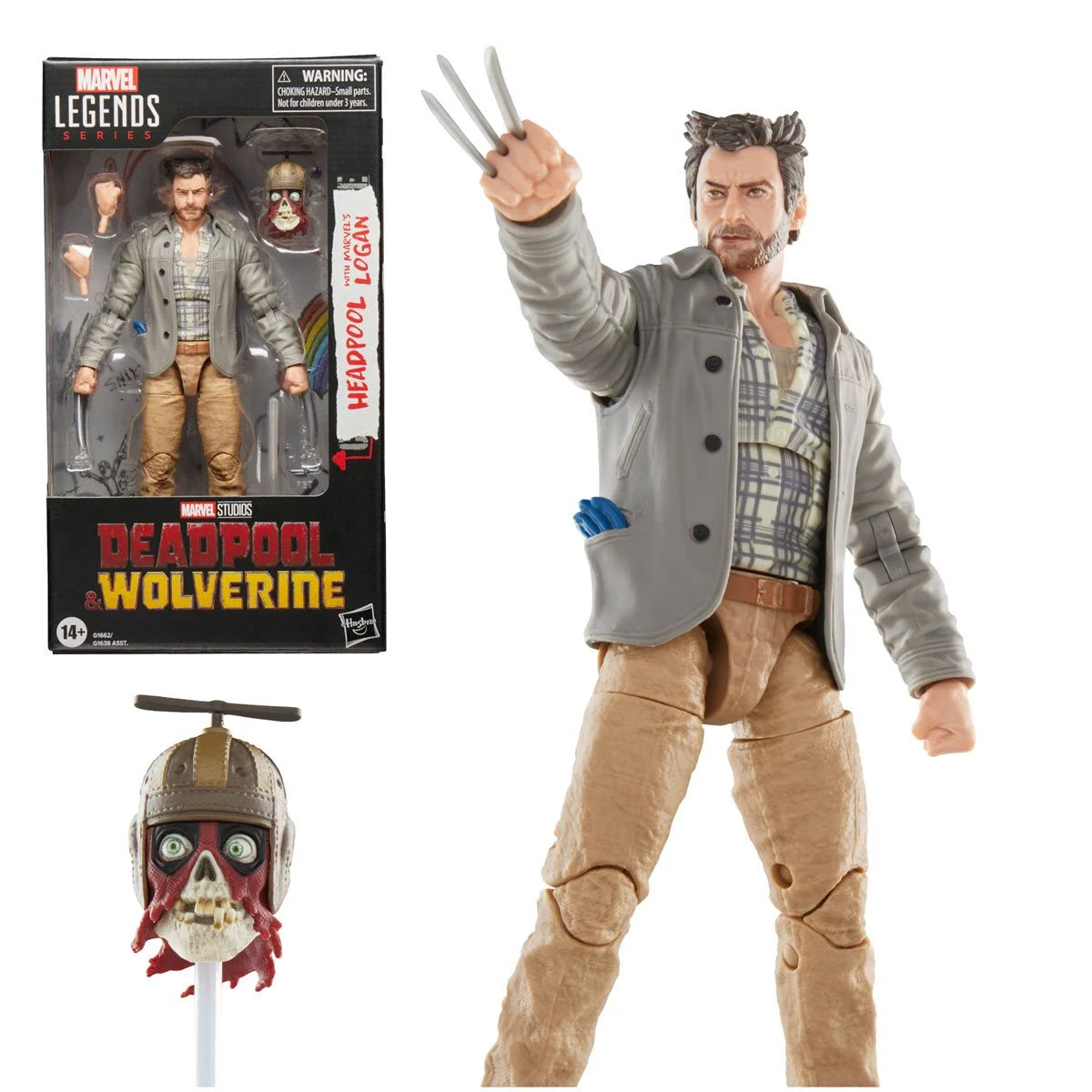 Deadpool & Wolverine Marvel Legends Headpool with Logan 6-Inch Deadpool & Wolverine Marvel Legends Headpool with Logan 6-Inch