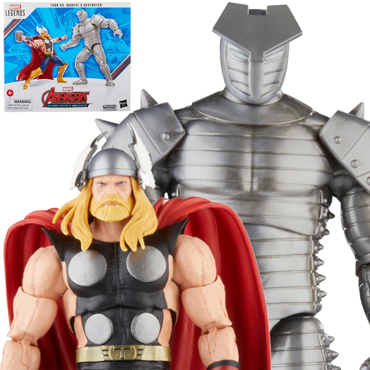 Avengers 60th Anniversary Marvel Legends Thor vs. Marvel's Destroyer 6-Inch Action Figures