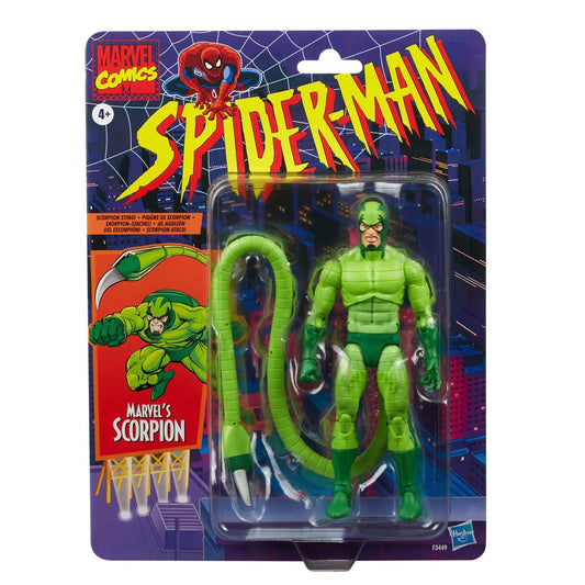 Spider-Man Retro Marvel Legends Scorpion 6-Inch Action Figure