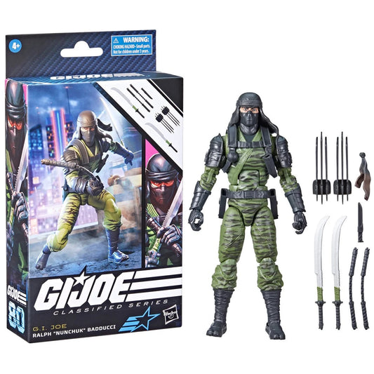 G.I. Joe Classified Series Ralph Nunchuk Badducci 6-Inch Action Figure