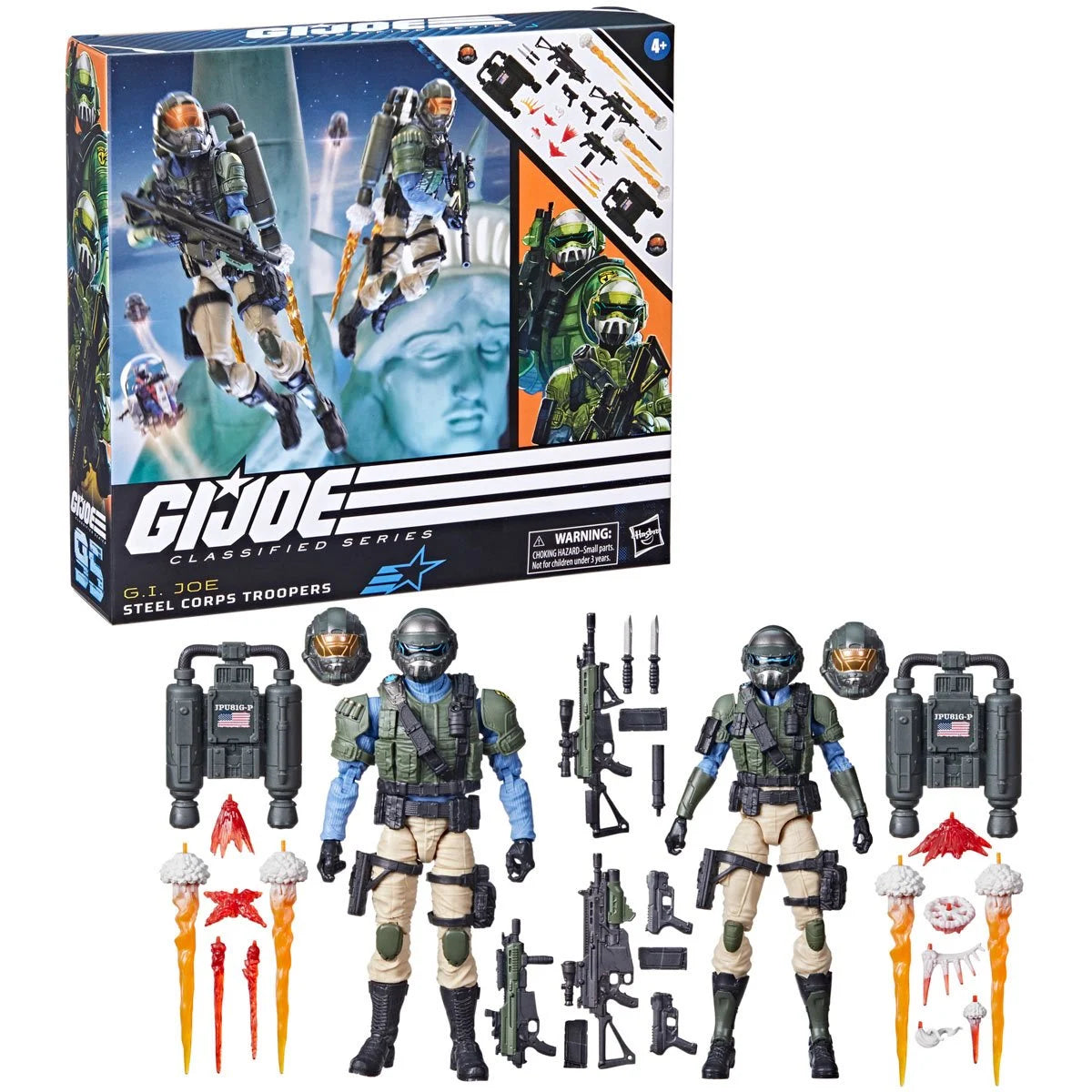 G.I. Joe Classified Series Steel Corps Troopers 6-Inch Action Figure 2-Pack