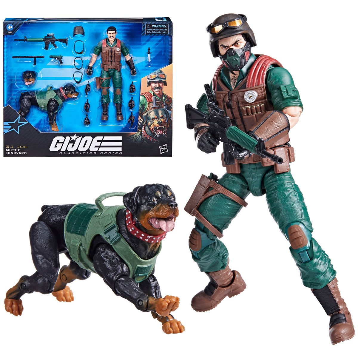 G.I. Joe Classified Series Deluxe Mutt and Junkyard 6-Inch Action Figure