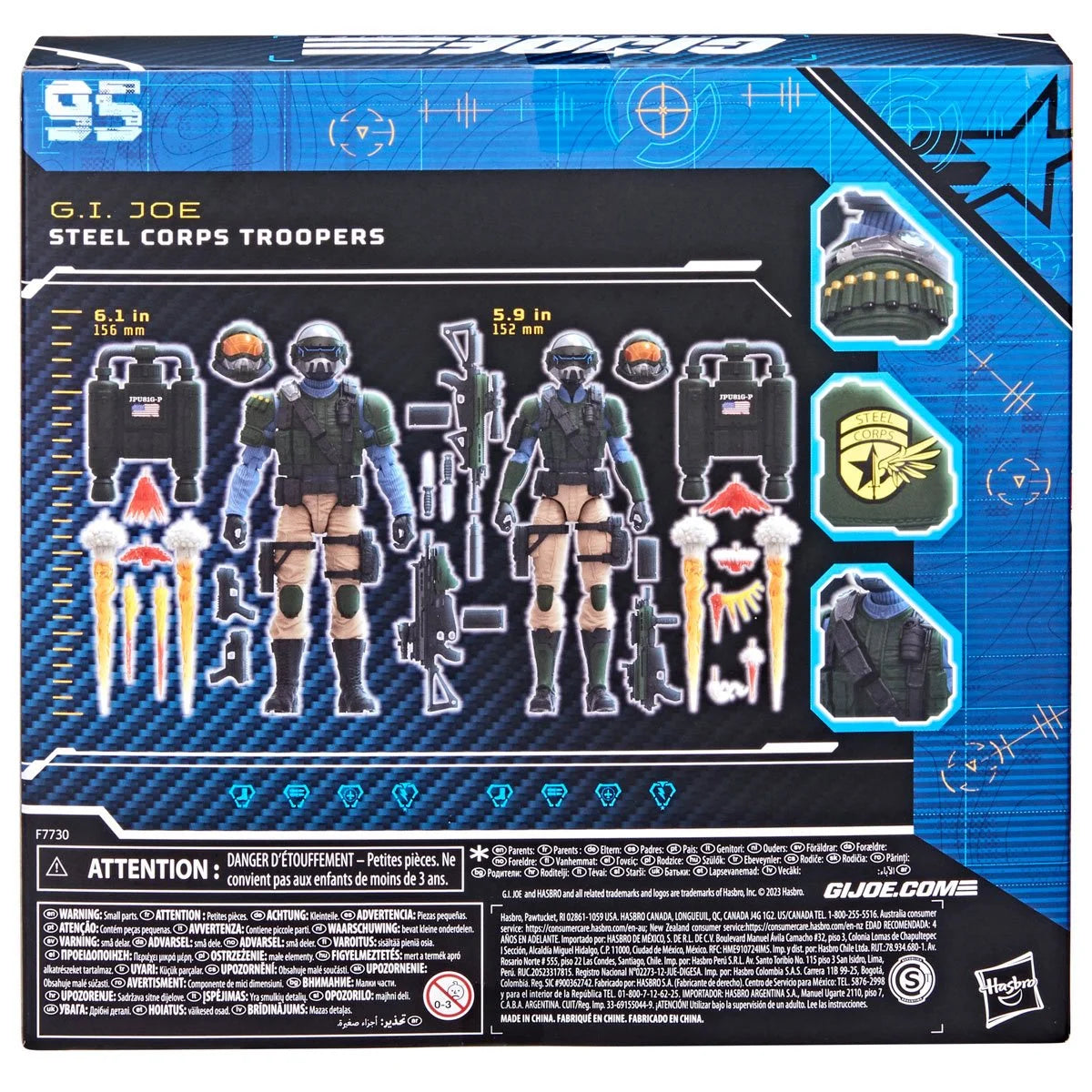 G.I. Joe Classified Series Steel Corps Troopers 6-Inch Action Figure 2-Pack