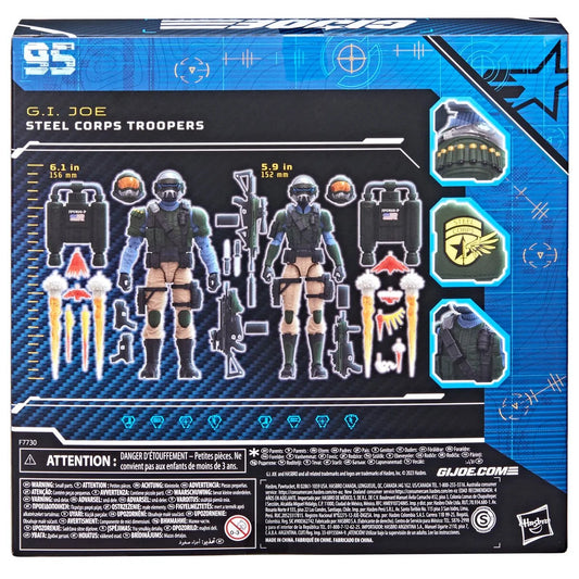 G.I. Joe Classified Series Steel Corps Troopers 6-Inch Action Figure 2-Pack