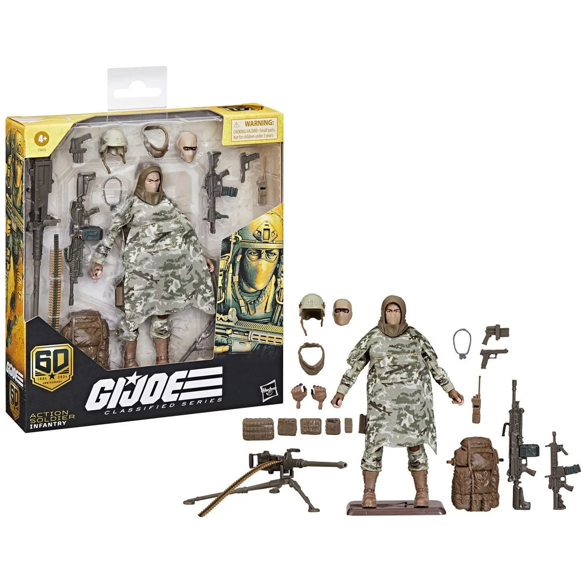 G.I. Joe Classified Series 60th Anniversary 6-Inch Action Soldier Infantry Action Figure