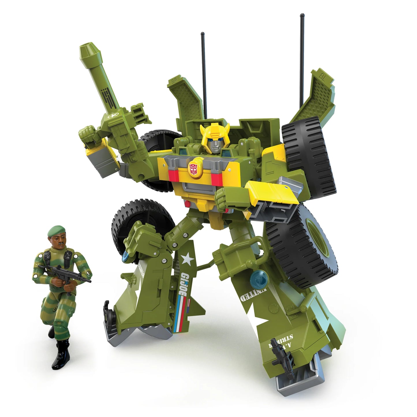 Transformers Collaborative: G.I. Joe Mash-Up, Bumblebee A.W.E. Striker & Lonzo “Stalker” Wilkinson