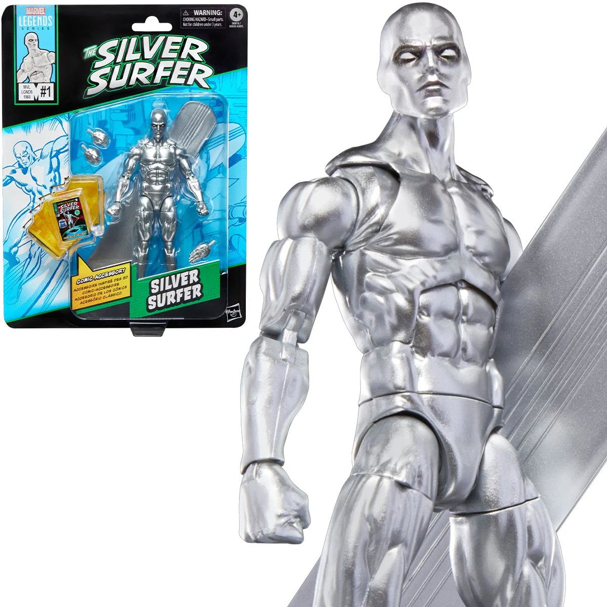 Fantastic Four Marvel Legends Series Silver Surfer 6-Inch Action 