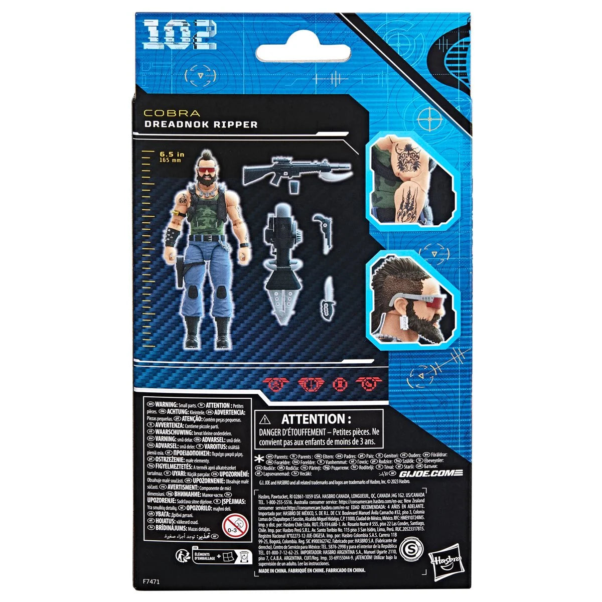 G.I. Joe Classified Series Dreadnok Ripper 6-Inch Action Figure