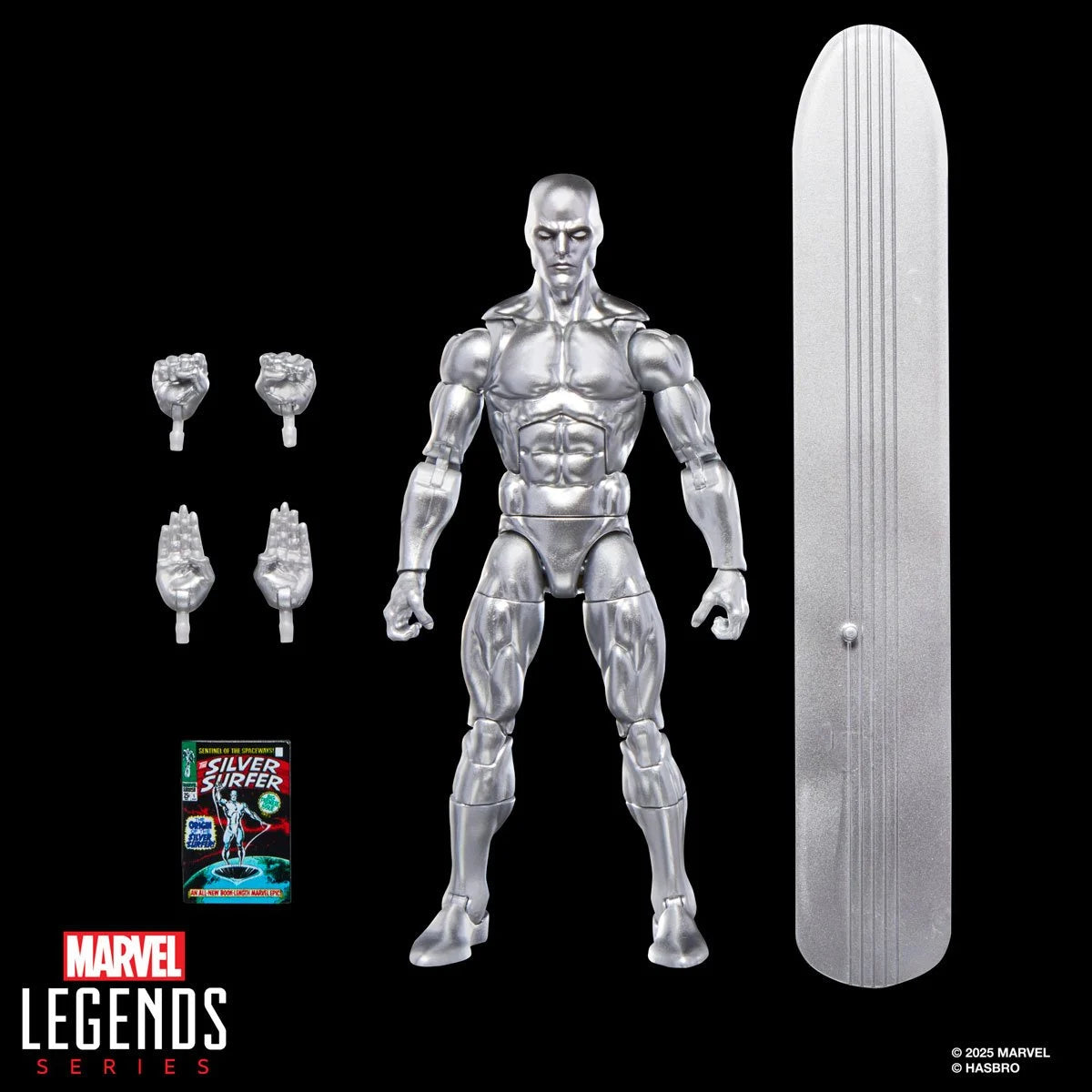 Fantastic Four Marvel Legends Series Silver Surfer 6-Inch Action Figure