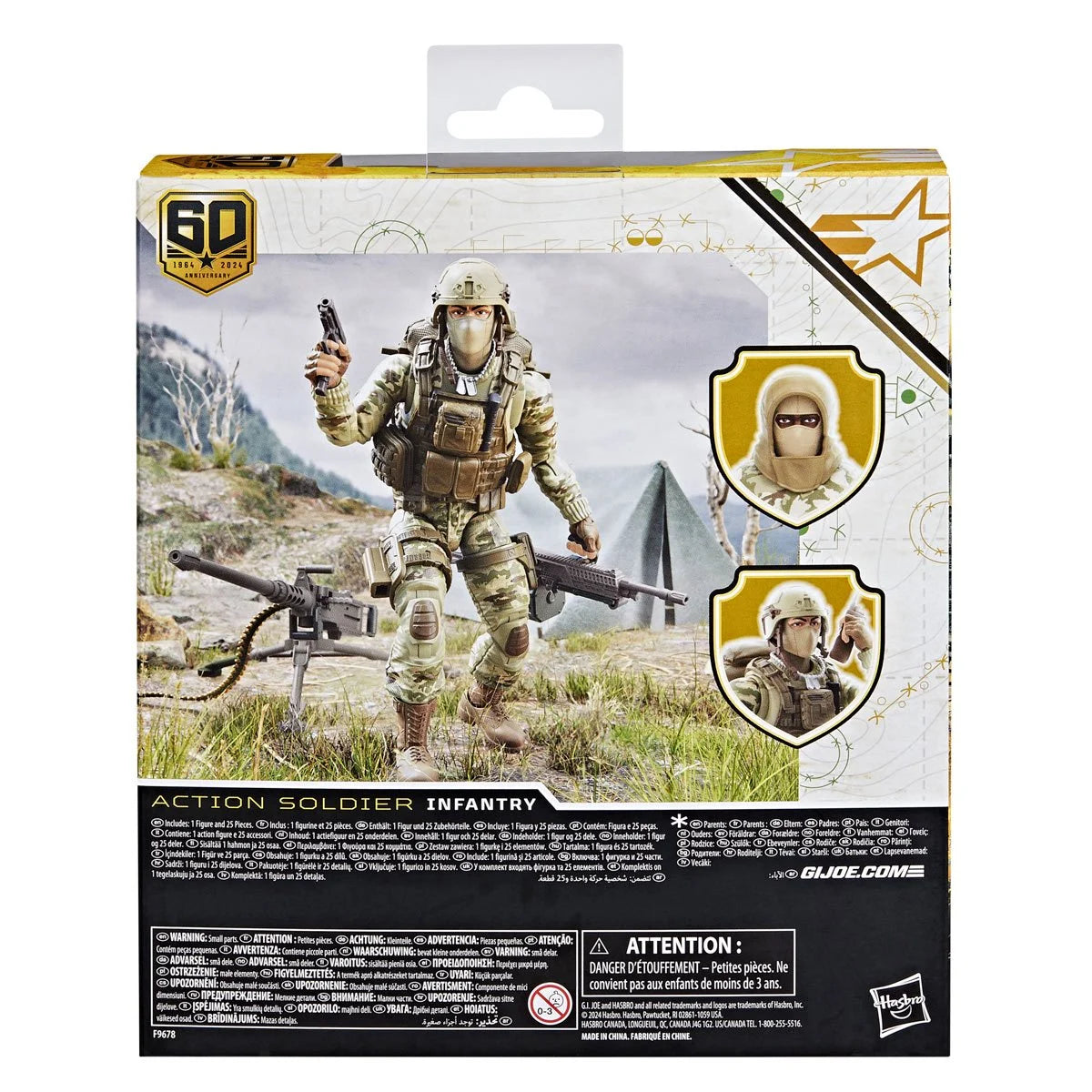 G.I. Joe Classified Series 60th Anniversary 6-Inch Action Soldier Infantry Action Figure