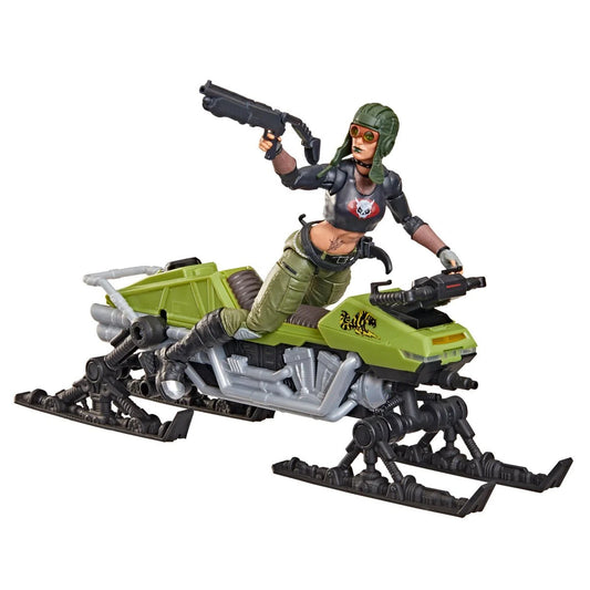 G.I. Joe Classified Series Zanya And Dreadnok Chameleon (Swamp Skier) Vehicle 6-Inch Action Figure