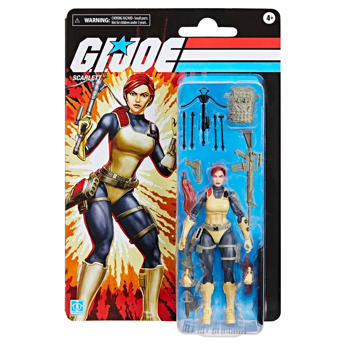 G.I. Joe Classified Series 6-Inch Retro Scarlett Action Figure