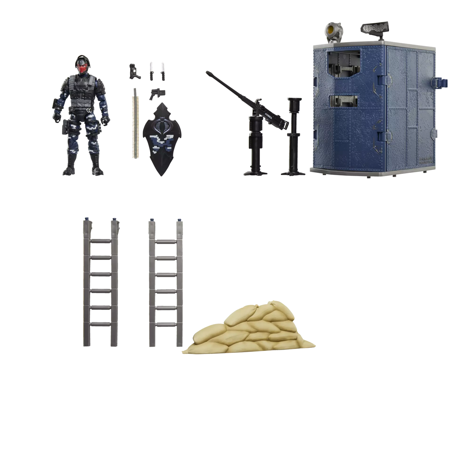 G.I. Joe 6" Classified Series Trench Viper & Cobra Modular Fortification