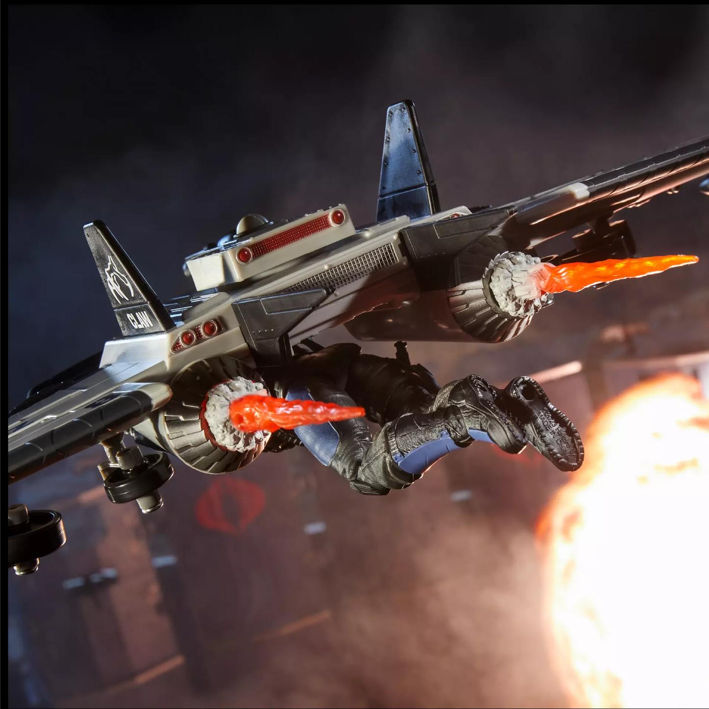 G.I. Joe Classified Series #152, Cobra Pilot Action Figure & Cobra C.L.A.W. (Covert Light Aerial Weapon)