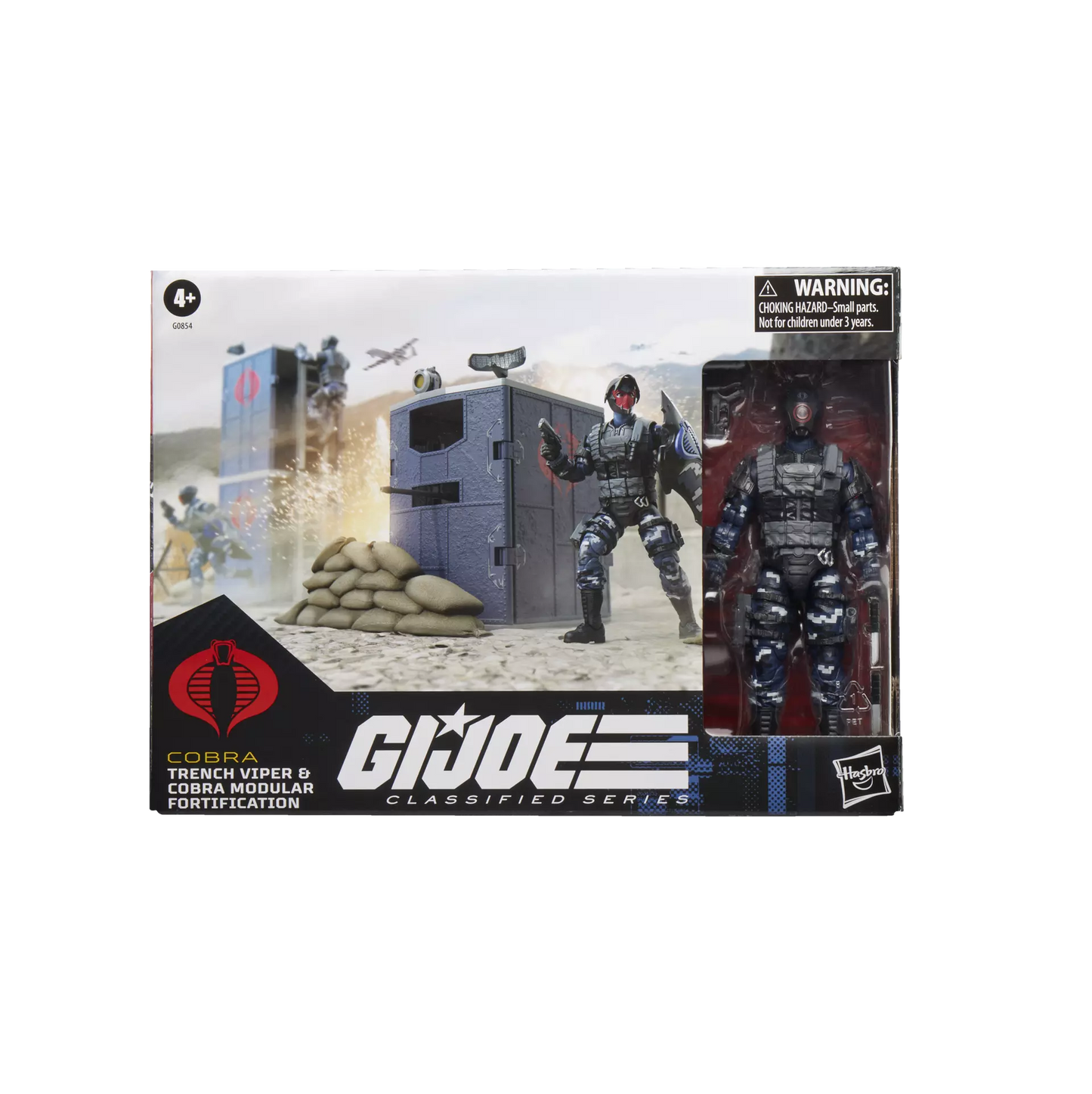 G.I. Joe 6" Classified Series Trench Viper & Cobra Modular Fortification
