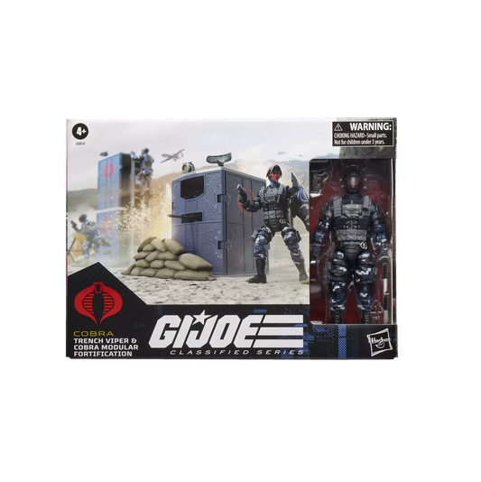 G.I. Joe 6" Classified Series Trench Viper & Cobra Modular Fortification