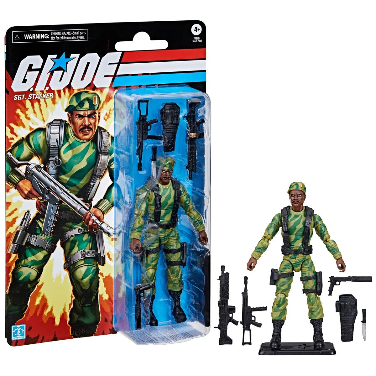 G.I. Joe Classified Series Retro Cardback Sgt. Stalker 6-Inch Action Figure