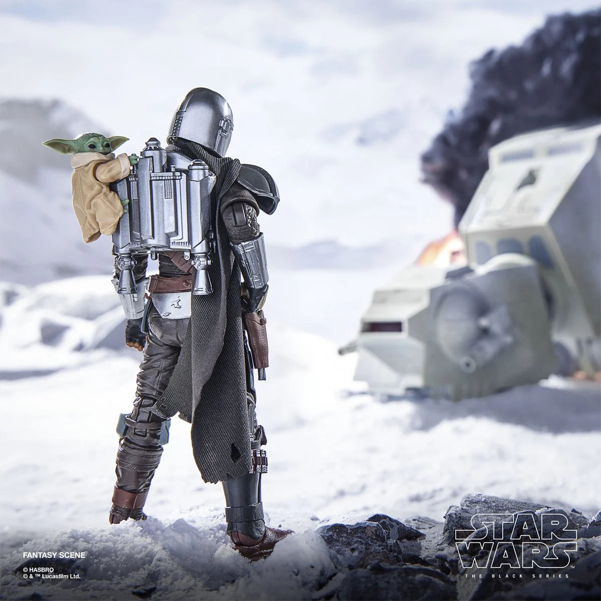 Star Wars The Black Series The Mandalorian & Grogu Deluxe 6-Inch Action Figure