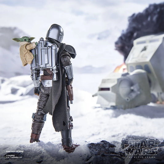 Star Wars The Black Series The Mandalorian & Grogu Deluxe 6-Inch Action Figure