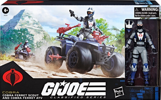 G.I. Joe 6" Classified Series Cobra Ferret Scout & Ferret ATV