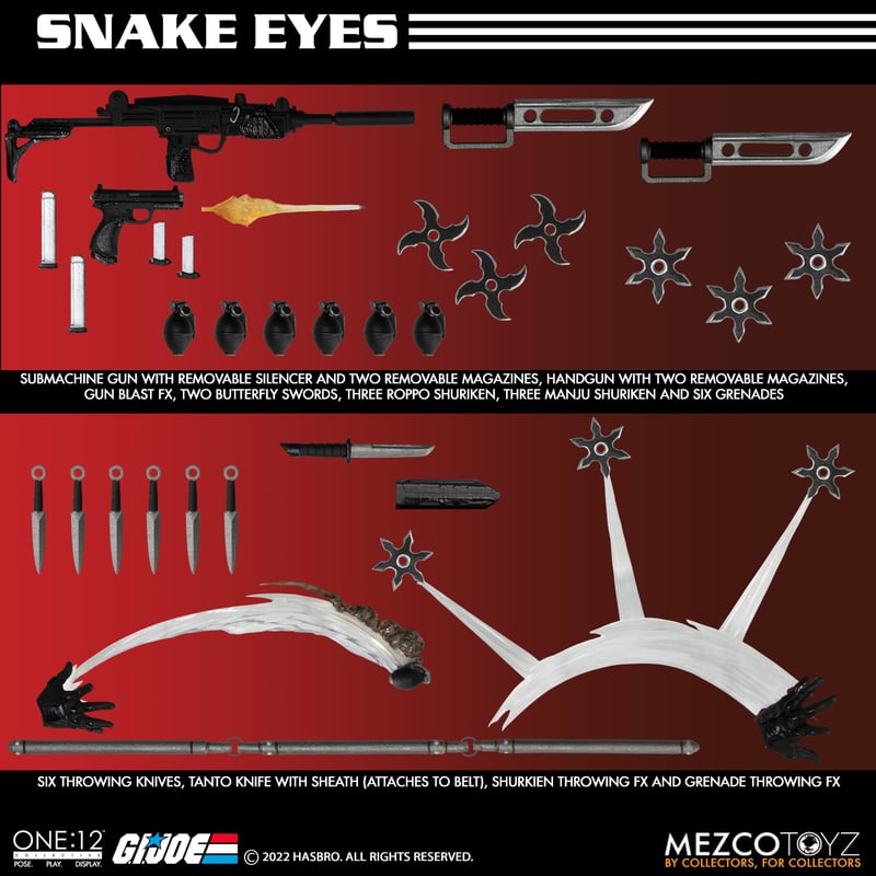 One:12 Collective G.I. Joe: Snake Eyes - Deluxe Edition